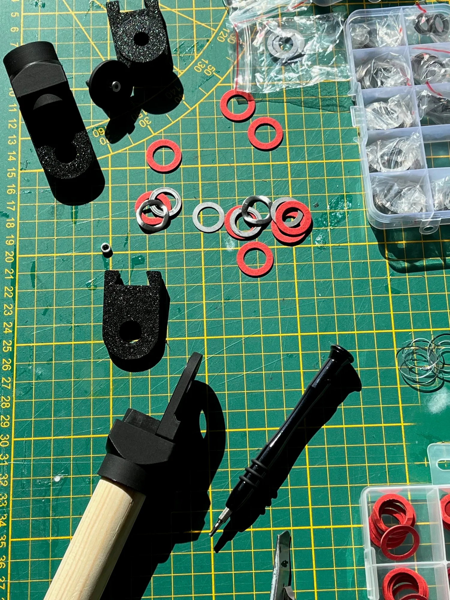 Parts: gaskets, housings, fasteners