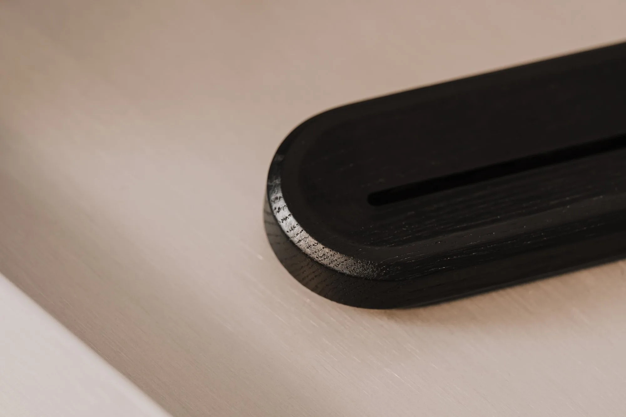 Close-up of a black card holder